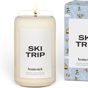 HomeSick SKI TRIP Candle- (2) Unused NEW